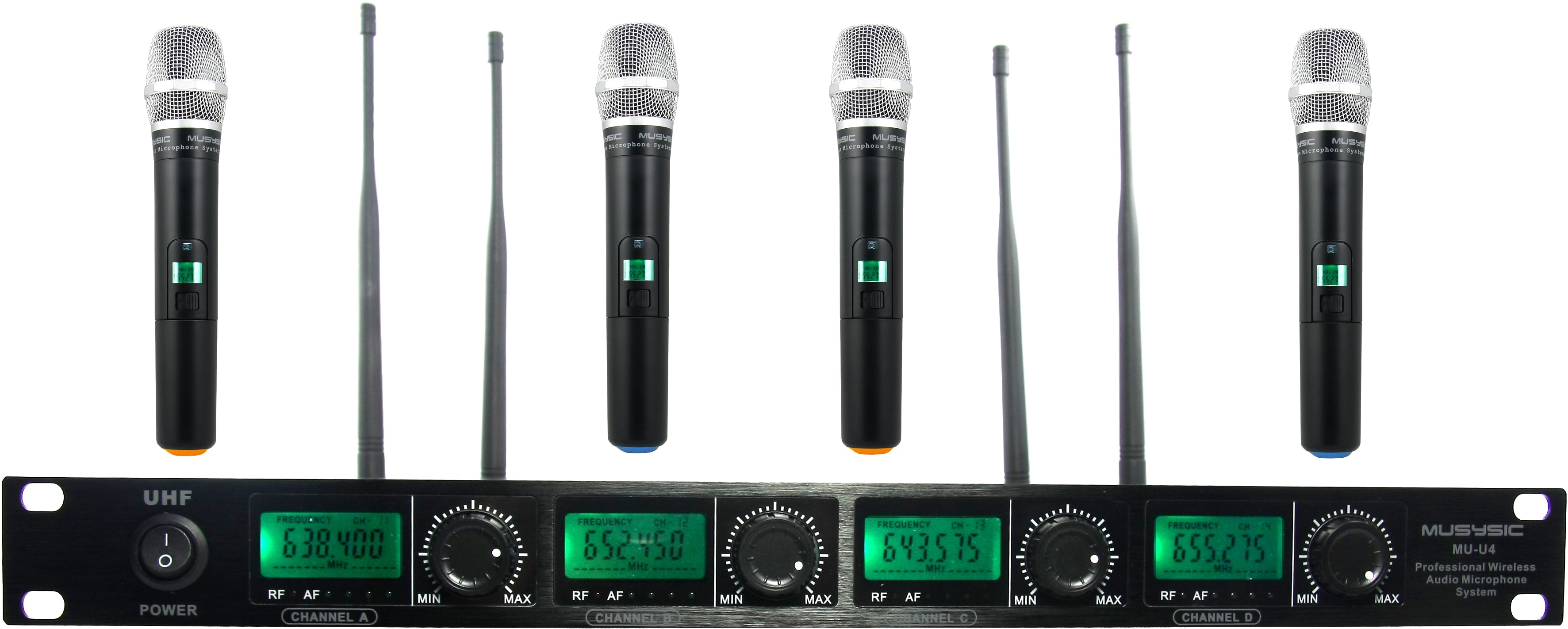 RAYHAYES Wireless Microphone rechargeable HD Sound Universal Mic