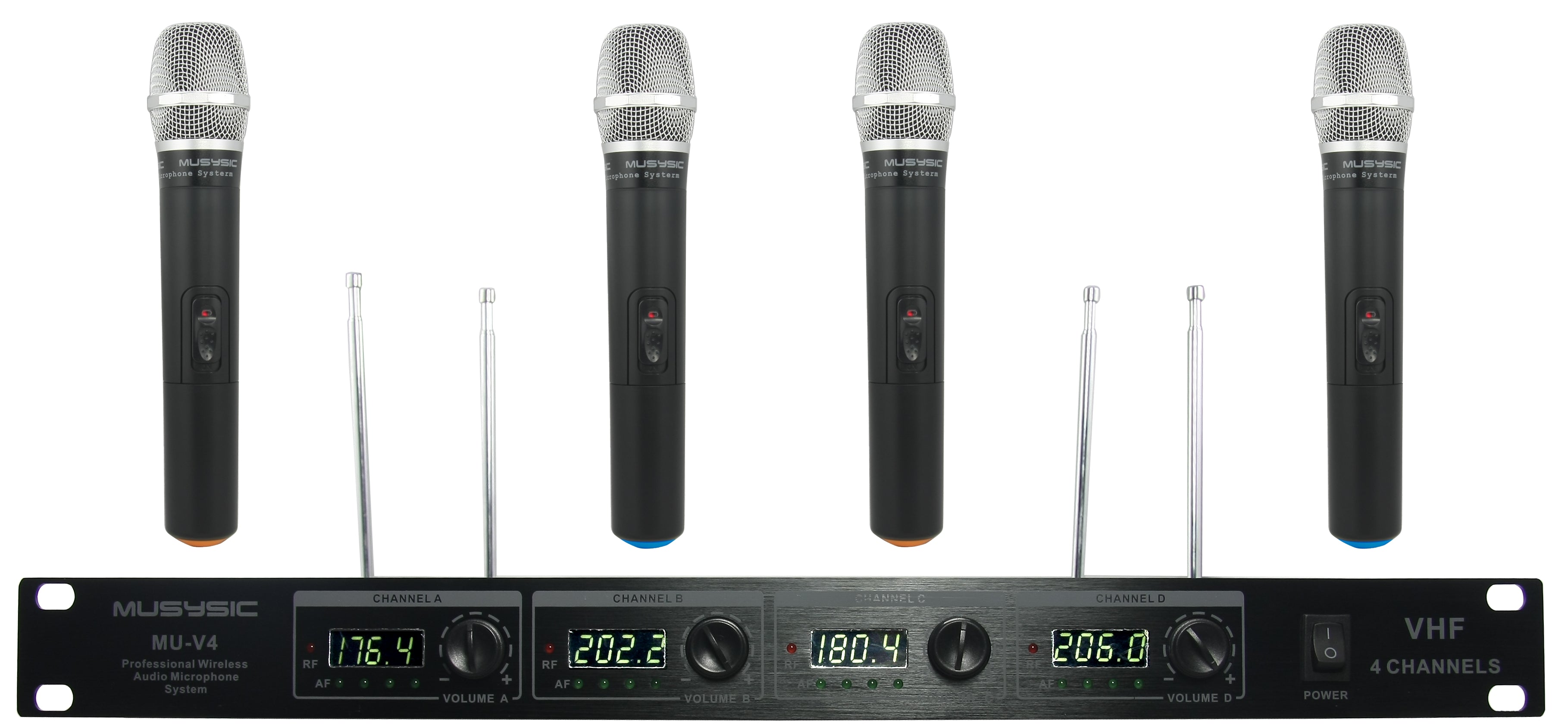 Système Microphone sans fil - FestiSound WMK3VHF via USB - Technologie VHF