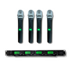 4 Channel Professional UHF Handheld Wireless Microphone System MU-U4-HH