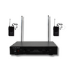 Dual Channel VHF Wireless Lapel / Lavalier / Headset Microphone System