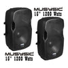 Professional 15" 1200 Watts Passive speakers 