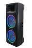MUSYSIC Professional Dual 2x15" 4000W Speaker PA DJ Link 2 Wirelessly