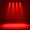 red dj stage lights