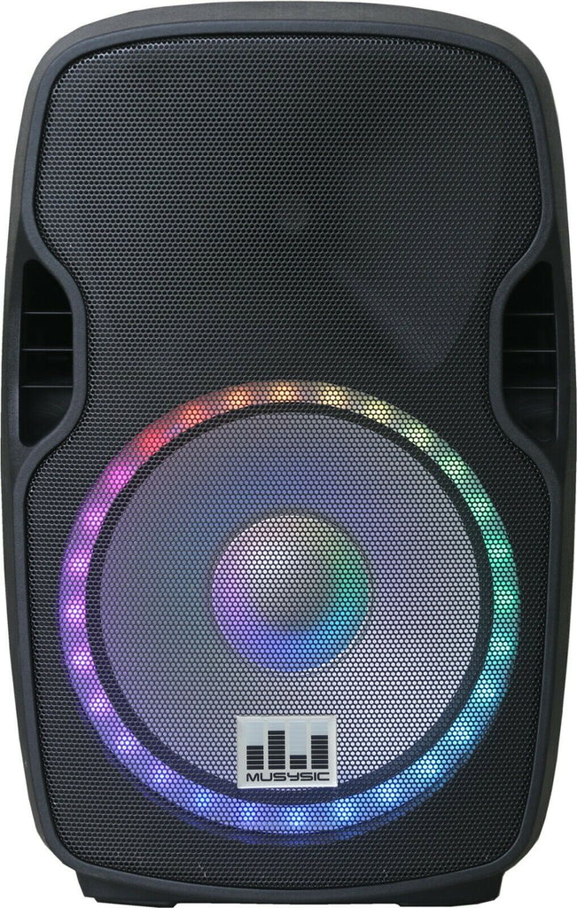 MUSYSIC Professional 3000W Bluetooth 15" Speaker MU-15P3K