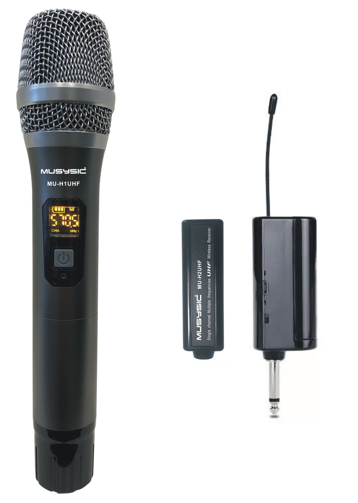 Single Channel Professional UHF Handheld Wireless Microphone System MU-H1UHF
