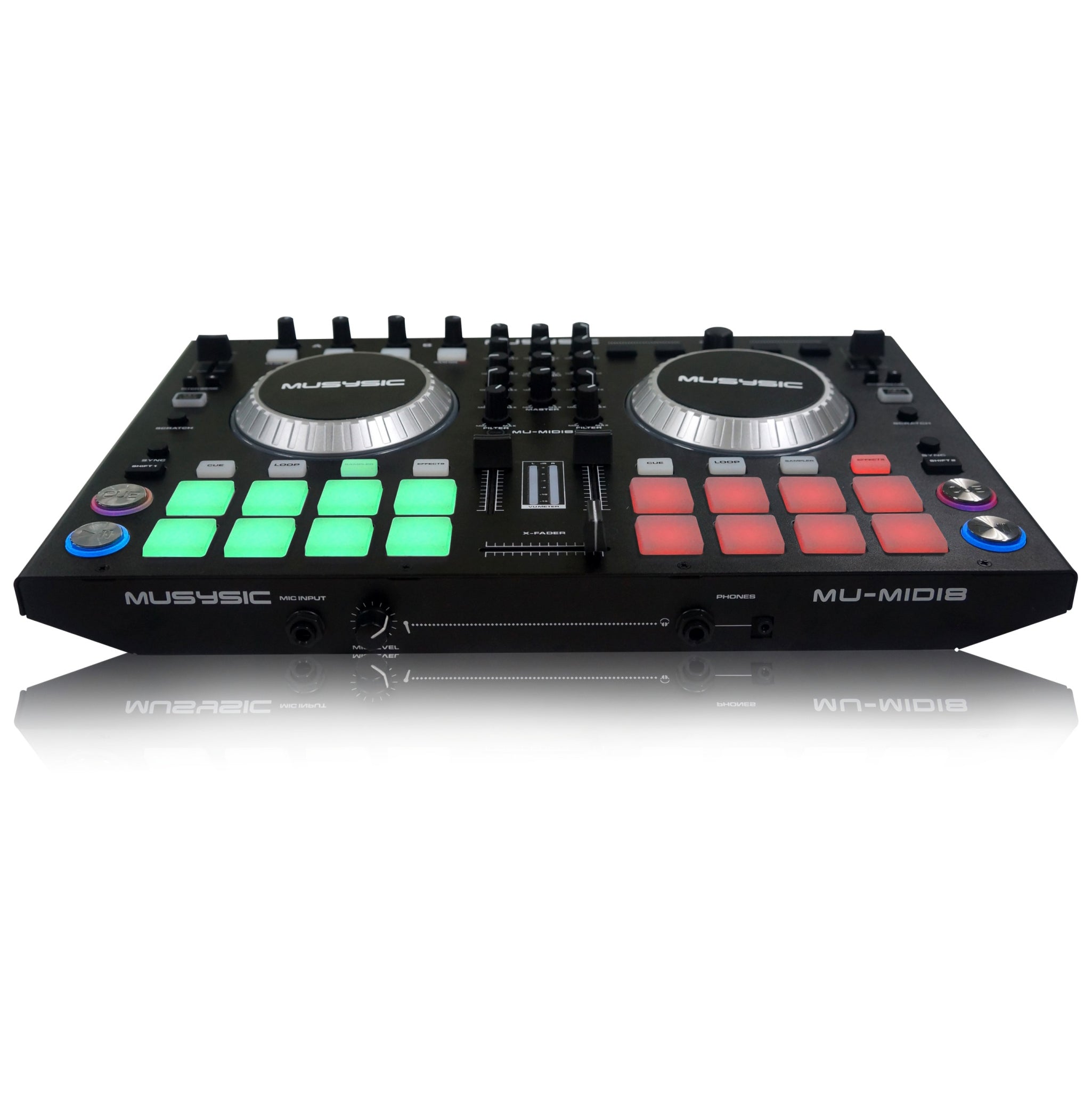 2-Channel USB MIDI best DJ Controller - MUSYSIC