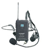 MUSYSIC 2x100 Channels UHF Wireless Lavalier Lapel Headset Microphone MU-U2F5-LL